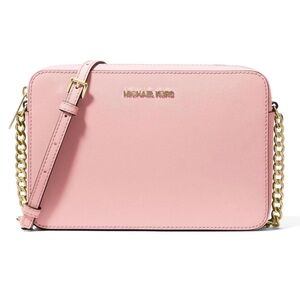 Michael Kors Jet Set Pink Crossbody Purse